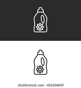detergent line icon