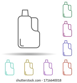 Detergent multi color icon. Simple thin line, outline vector of cleaning icons for ui and ux, website or mobile application