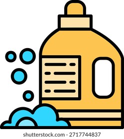 Detergente novo criativo ícone design vetor