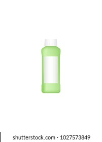 Detergent on a white background