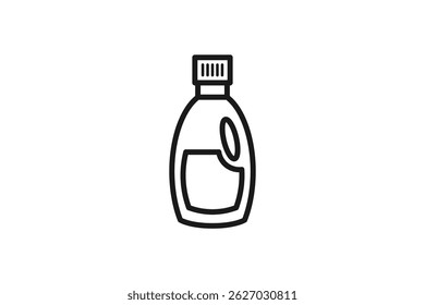 detergent packaging outline icon cleaning fluid