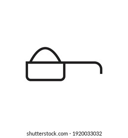 Detergent scoop icon design. vector illustration