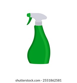 Detergent Spray Bottle Flat Icon, Vector illustration