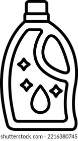 Detergent vector icon. Can be used for printing, mobile and web applications.