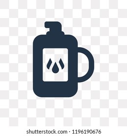 Detergent vector icon isolated on transparent background, Detergent transparency concept can be used web and mobile