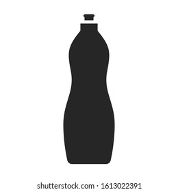 Detergent vector icon.Black vector icon isolated on white background detergent.