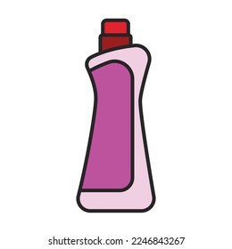 Detergent vector icon.Color vector icon isolated on white background detergent.