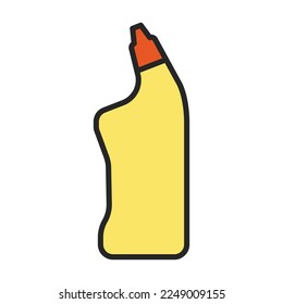 Detergent vector icon.Color vector icon isolated on white background detergent.