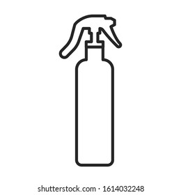 Detergent vector icon.Line vector icon isolated on white background detergent.