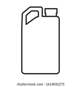 Detergent vector icon.Line vector icon isolated on white background detergent.
