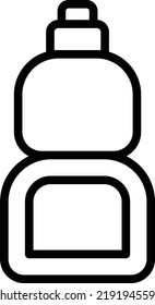 detergente Ilustración vectorial en un fondo transparente.Símbolos de calidad premium.Iconos vectores de trazo para el diseño de concepto y gráfico.