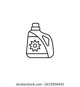 Detergent vector line icon icons design