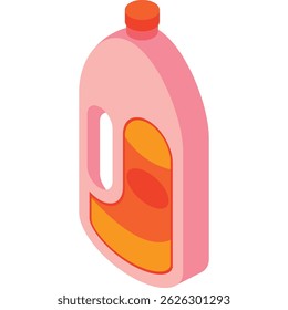 Detergent washer vector icon cleaner fluid bottle