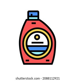 detergent for washing and cleaning color icon vector. detergent for washing and cleaning sign. isolated symbol illustration