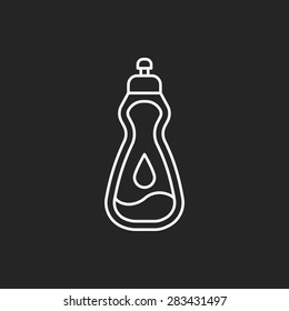 Detergents line icon