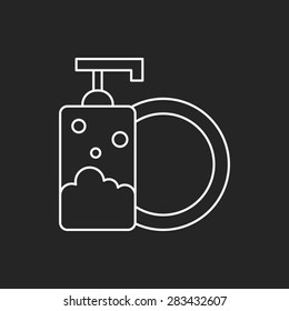Detergents line icon