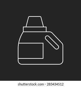 Detergents line icon