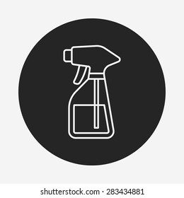 Detergents line icon