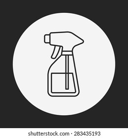 Detergents line icon