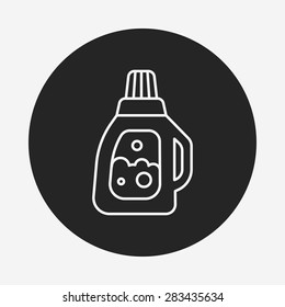 Detergents line icon