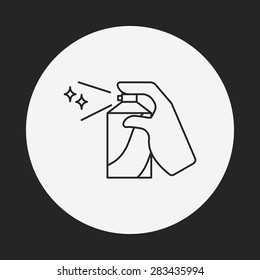 Detergents line icon