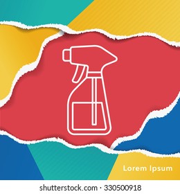 Detergents line icon