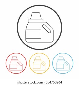 Detergents line icon