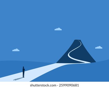 Determination, ambition, businessmen look for a way to conquer the mountain