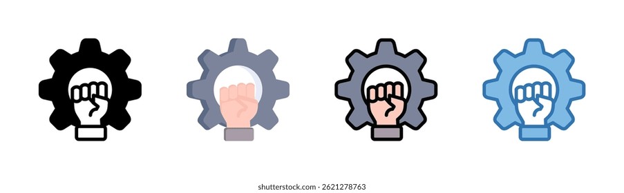 Determination Icon Element For Design