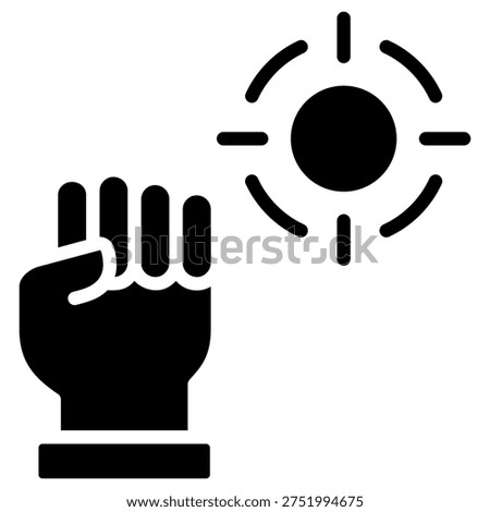 Determination Icon Element For Design