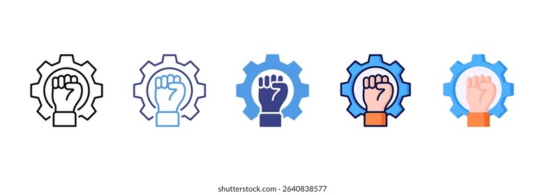 Determination Multi Style Icon Set