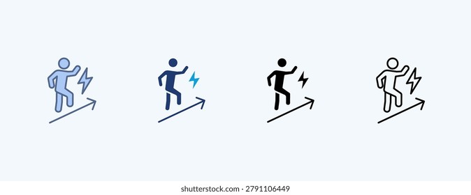 Determination Multiple Icon Illustration Vector