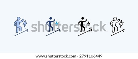 Determination Multiple Icon Illustration Vector