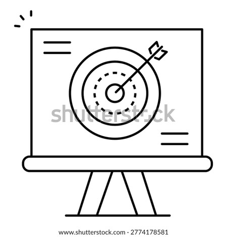 Determine Object Icon Symbolizing AI Detection And Visual Recognition System