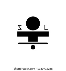 determine parties icon. Element of concentration icon for mobile concept and web apps. Detailed determine parties icon can be used for web and mobile on white background