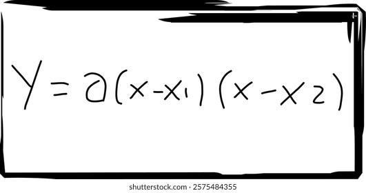 Determine the quadratic function equation, intersection point with the x axis