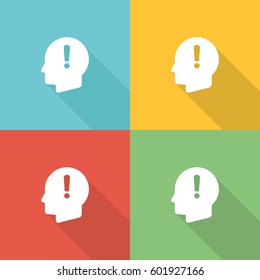 Determined Flat Icon Concept