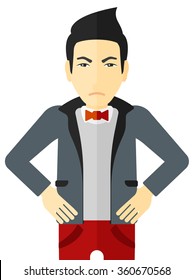 Detestando a un hombre enojado.