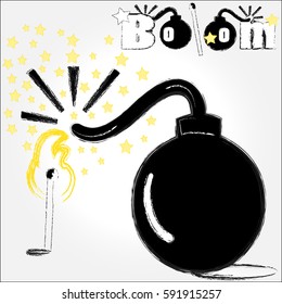 Detonation . Bomb . Fire . Match . War .