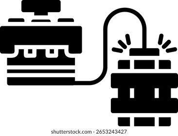 Detonation New Creative Icon Design Vector