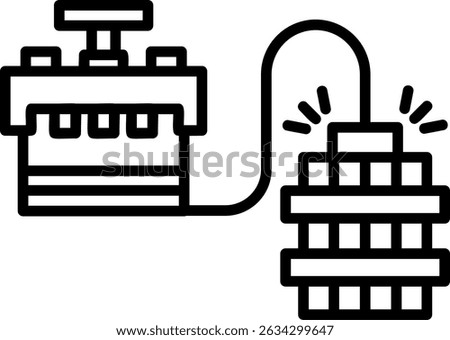 Detonation New Creative Icon Design Vector