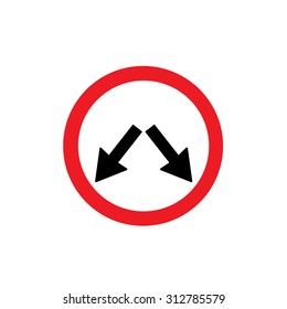 detour signs warning