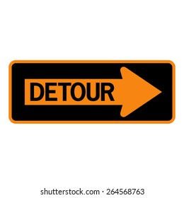 Detour Sing, Vector Illustration