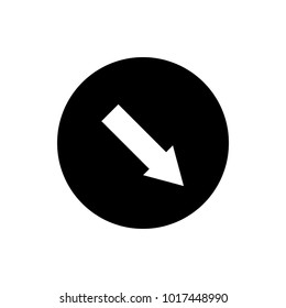 detour vector road sign icon