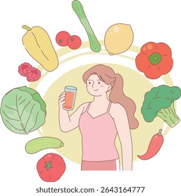 desintoxicação, dieta, hábitos alimentares, suco, bebidas, saúde, dieta, mulheres, legumes, frutas,