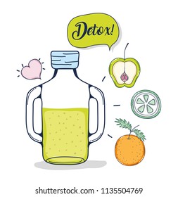 Detox fruit juice