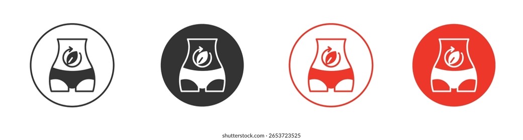 Detox Symbol für Logo, Vektorzeichen Symbol für Design