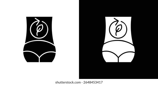 Detox icon symbol collection. Flat vector stock illustration.