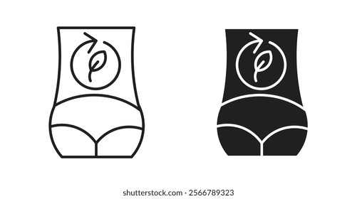 Detox vector line icon illustration