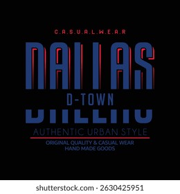 Detroit City typography design and illustration vector for t shirt design